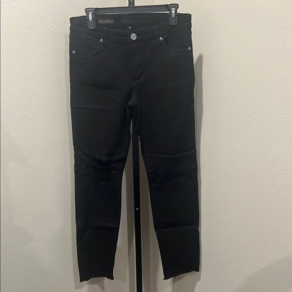 Kut from the Kloth Denim - Kut from the Kloth Asher Black Ankle Straight Leg jeans-Worn once